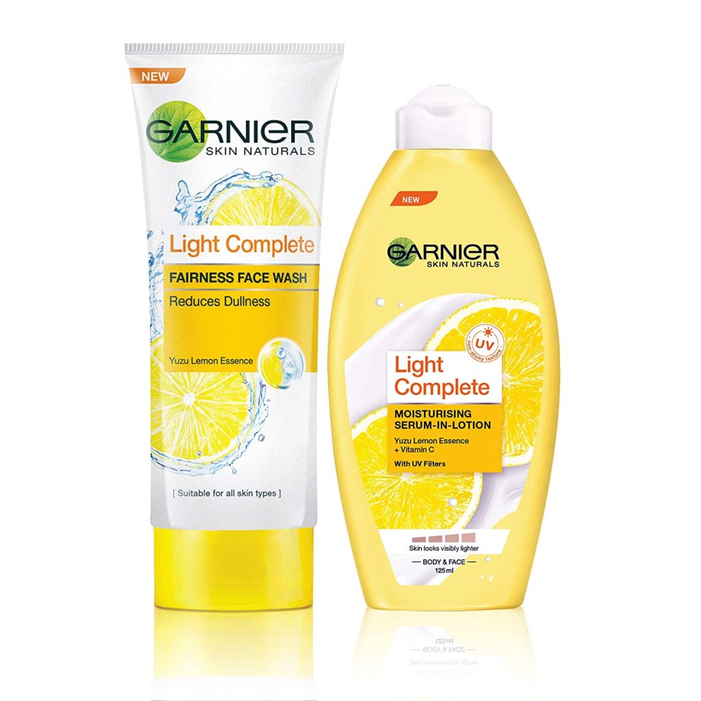 Garnier Skin Naturals Light Lotion and Facewash