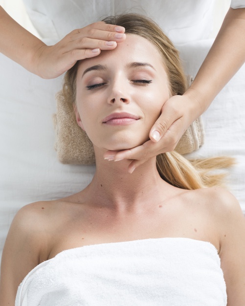 Do a gentle facial massage- tips for face glow