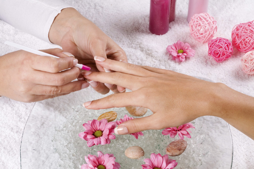 Manicure for nails grow faster