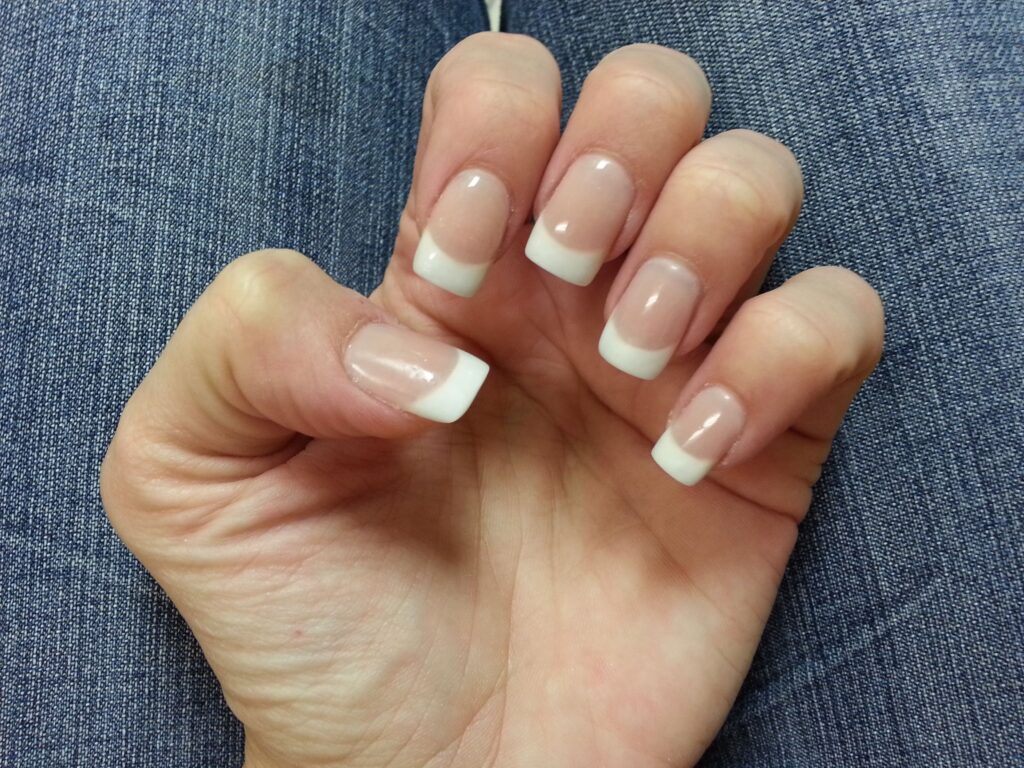 french manicure- nail styling